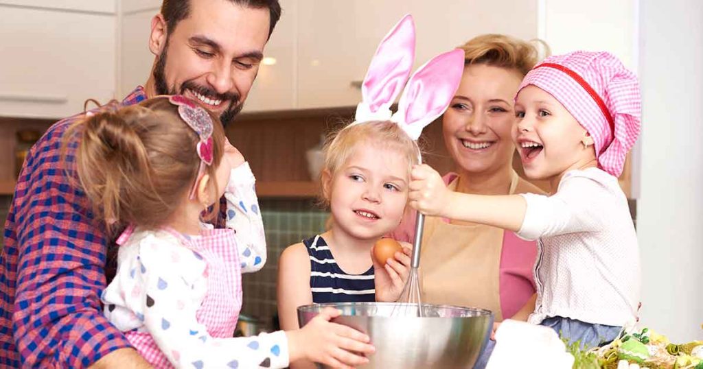 pascoa momento de celebrar em familia